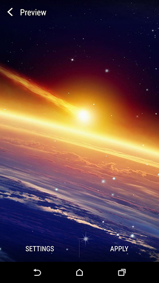 Earth and space - scaricare sfondi animati per Android 9.0 di cellulare gratuitamente.