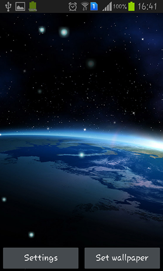 Earth from Moon - scaricare  sfondi animati per Android di cellulare gratuitamente.