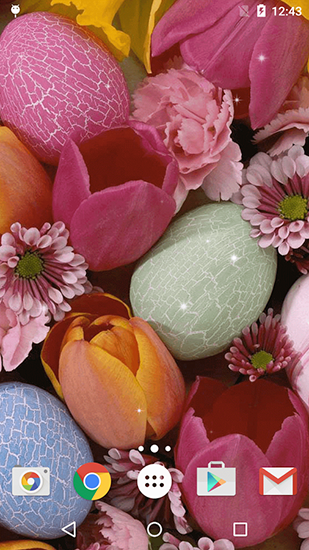 Easter eggs - scaricare Vacanze sfondi animati per Android di cellulare gratuitamente.