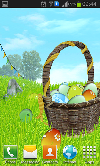 Scarica gratis sfondi animati Easter: Meadow per telefoni di Android e tablet.