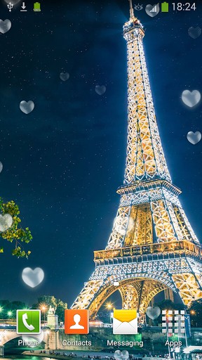 Scarica gratis sfondi animati Eiffel tower: Paris per telefoni di Android e tablet.