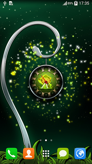 Elf - scaricare Con orologio sfondi animati per Android di cellulare gratuitamente.