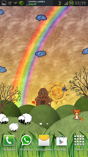 Scarica gratis sfondi animati Fairy field per telefoni di Android e tablet.