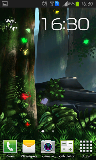Fairy forest - scaricare sfondi animati per Android 2.3 di cellulare gratuitamente.