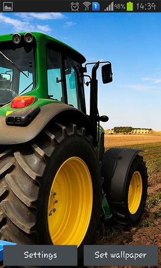 Farm tractor 3D - scaricare Paesaggio sfondi animati per Android di cellulare gratuitamente.