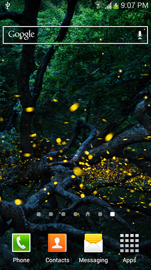 Fireflies by Top live wallpapers hq - scaricare Paesaggio sfondi animati per Android di cellulare gratuitamente.