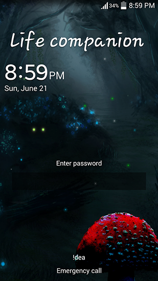 Scarica gratis sfondi animati Fireflies: Jungle per telefoni di Android e tablet.