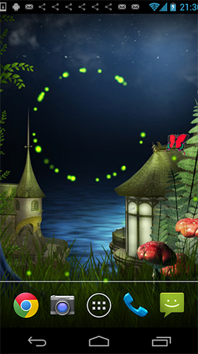 Scaricare Firefly by orchid — sfondi animati gratuiti per l'Android su un Desktop. 