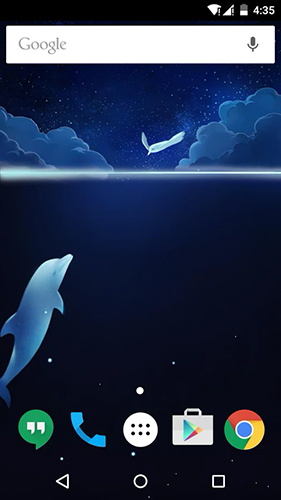 Scarica gratis sfondi animati Fish&Bird love per telefoni di Android e tablet.