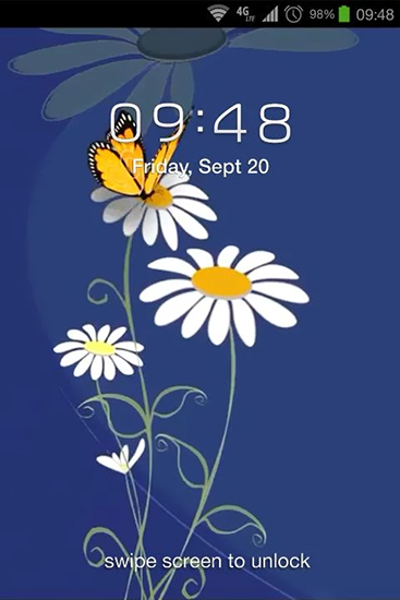 Scarica gratis sfondi animati Flowers and butterflies per telefoni di Android e tablet.