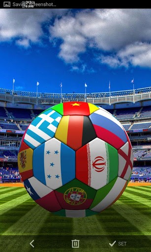 Football 3D - scaricare sfondi animati per Android 5.0 di cellulare gratuitamente.