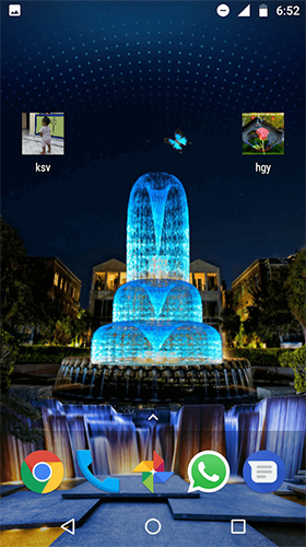 Scaricare Fountain 3D — sfondi animati gratuiti per l'Android su un Desktop. 