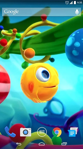 Scaricare Funny little fish — sfondi animati gratuiti per l'Android su un Desktop. 