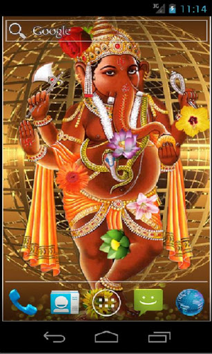 Scarica gratis sfondi animati Ganesha HD per telefoni di Android e tablet.