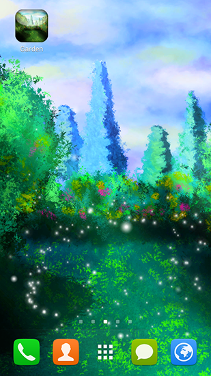 Scarica gratis sfondi animati Garden by Wallpaper art per telefoni di Android e tablet.