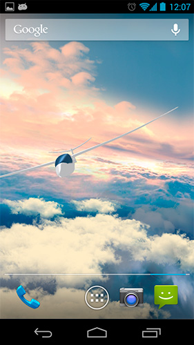 Scarica gratis sfondi animati Glider in the sky per telefoni di Android e tablet.