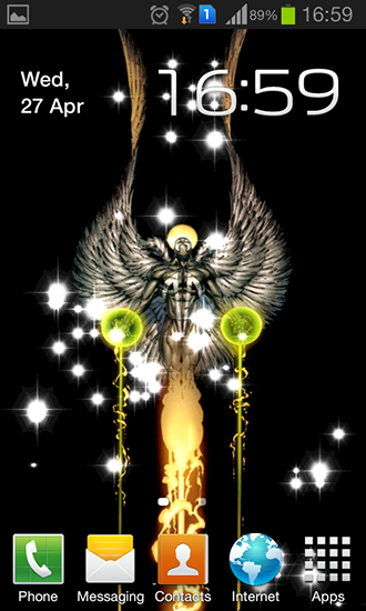 Glitter angel - scaricare Fantasy sfondi animati per Android di cellulare gratuitamente.