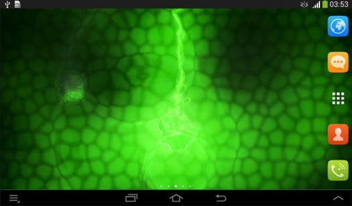 Scarica gratis sfondi animati Green neon per telefoni di Android e tablet.