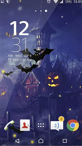Scaricare Halloween by Beautiful Wallpaper — sfondi animati gratuiti per l'Android su un Desktop. 