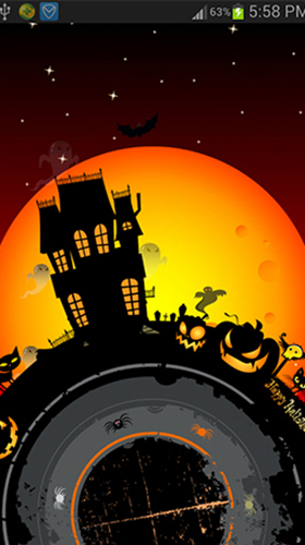 Scaricare Halloween by live wallpaper HongKong — sfondi animati gratuiti per l'Android su un Desktop. 