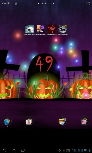 Scarica gratis sfondi animati Halloween per telefoni di Android e tablet.