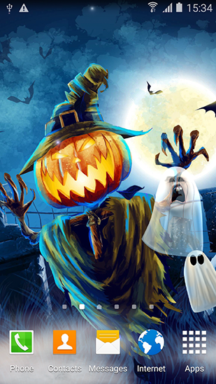 Halloween by Amax lwps - scaricare sfondi animati per Android 4.4.4 di cellulare gratuitamente.