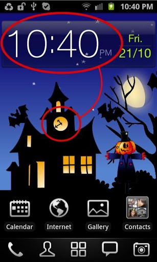 Halloween: Moving world - scaricare sfondi animati per Android 4.0.3 di cellulare gratuitamente.