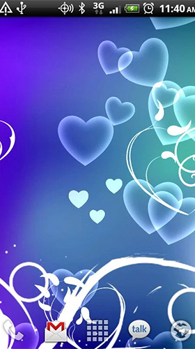 Scaricare Hearts by Kittehface Software — sfondi animati gratuiti per l'Android su un Desktop. 
