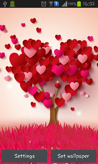 Hearts - scaricare sfondi animati per Android 5.1 di cellulare gratuitamente.
