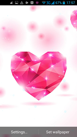 Scarica gratis sfondi animati Hearts of love per telefoni di Android e tablet.