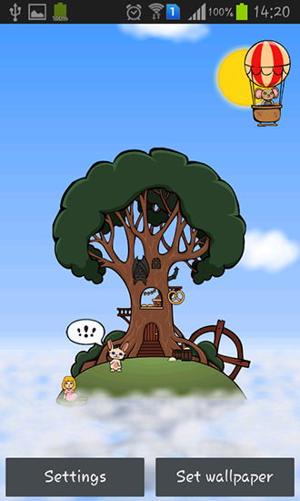 Home tree - scaricare  sfondi animati per Android di cellulare gratuitamente.