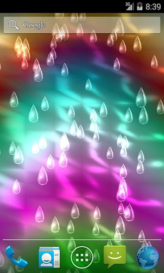 Scarica gratis sfondi animati Light rain per telefoni di Android e tablet.