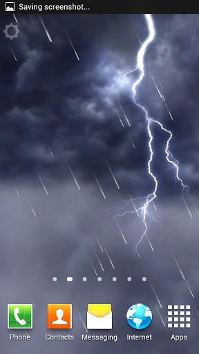 Lightning storm - scaricare sfondi animati per Android 6.0 di cellulare gratuitamente.