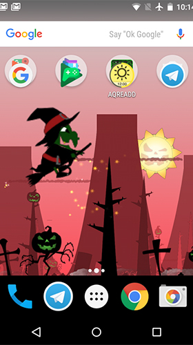 Scaricare Little witch planet — sfondi animati gratuiti per l'Android su un Desktop. 