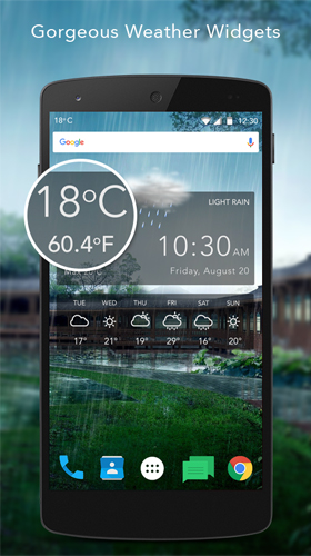 Scaricare Live weather — sfondi animati gratuiti per l'Android su un Desktop. 