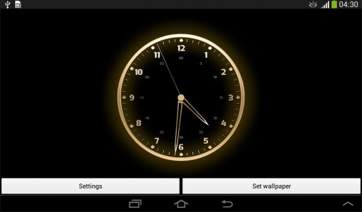 Live clock - scaricare sfondi animati per Android 8.0 di cellulare gratuitamente.
