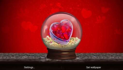 Love world - scaricare sfondi animati per Android 4.2 di cellulare gratuitamente.