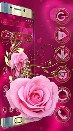 Scaricare Luxury vintage rose — sfondi animati gratuiti per l'Android su un Desktop. 