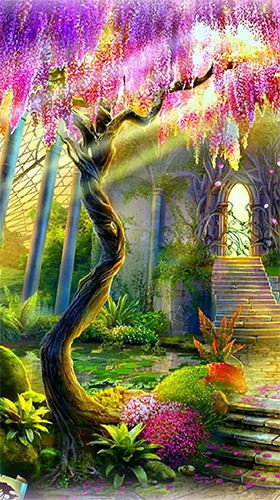 Scaricare Magic garden by Jango LWP Studio — sfondi animati gratuiti per l'Android su un Desktop. 