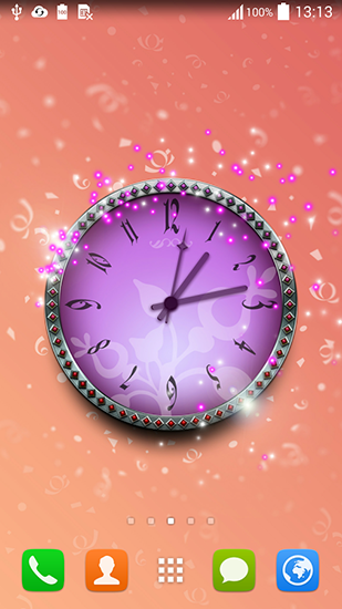 Magic clock - scaricare Con orologio sfondi animati per Android di cellulare gratuitamente.