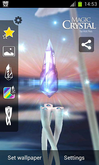 Scarica gratis sfondi animati Magic crystal per telefoni di Android e tablet.