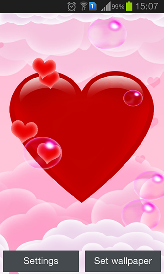 Magic heart - scaricare sfondi animati per Android 4.4.4 di cellulare gratuitamente.