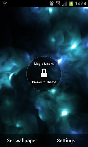 Magic smoke 3D - scaricare  sfondi animati per Android di cellulare gratuitamente.