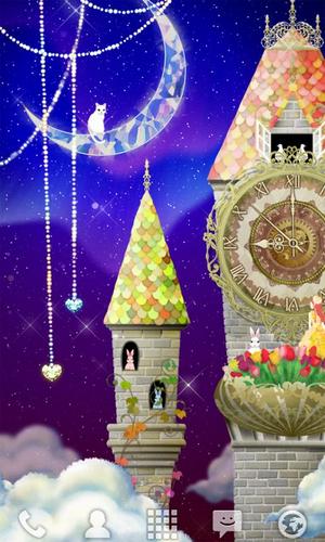 Magical clock tower - scaricare Con orologio sfondi animati per Android di cellulare gratuitamente.