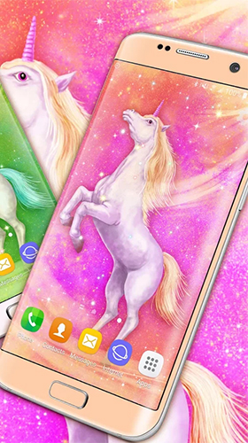 Scaricare Majestic unicorn — sfondi animati gratuiti per l'Android su un Desktop. 