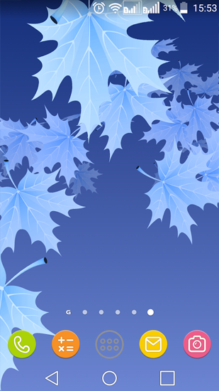 Scaricare Maple Leaves — sfondi animati gratuiti per l'Android su un Desktop. 