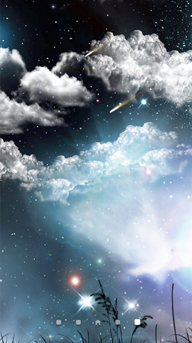 Scaricare Meteor shower by Amax LWPS — sfondi animati gratuiti per l'Android su un Desktop. 