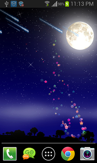 Meteors - scaricare Paesaggio sfondi animati per Android di cellulare gratuitamente.