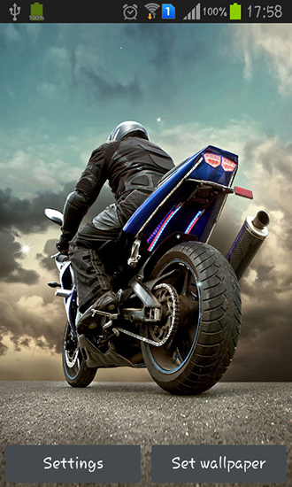 Motorcycle - scaricare sfondi animati per Android 2.3 di cellulare gratuitamente.