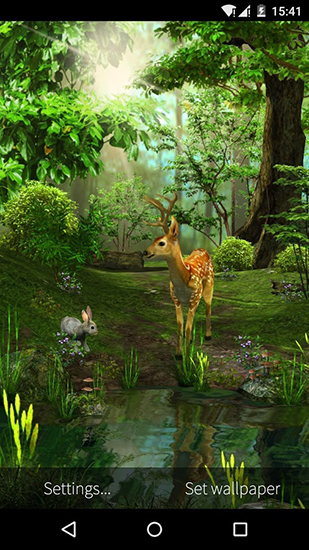Nature 3D - scaricare Animali sfondi animati per Android di cellulare gratuitamente.